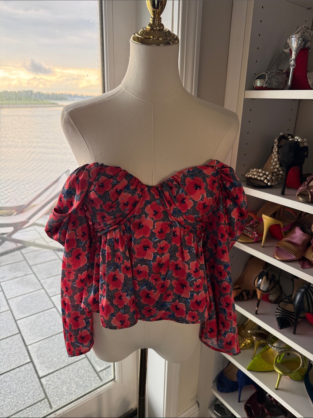 House of Harlow X revolve off the shoulder women’s top
